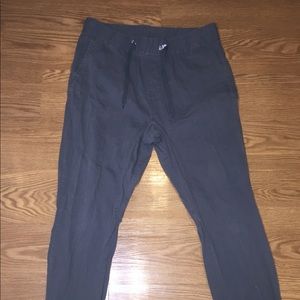 Medium gray joggers